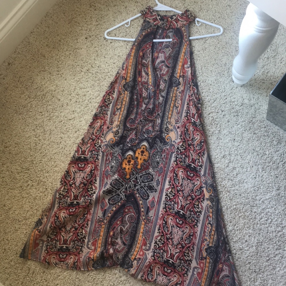 Fall Halter Dress - Picture 2 of 3